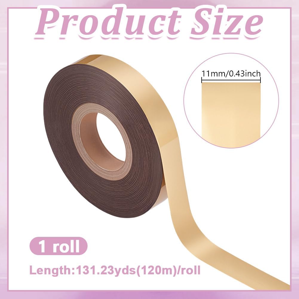 UNICRAFTALE 1 Roll 0.43" x 393ft Gold Hot Stamping Foil for Leather Bronzing