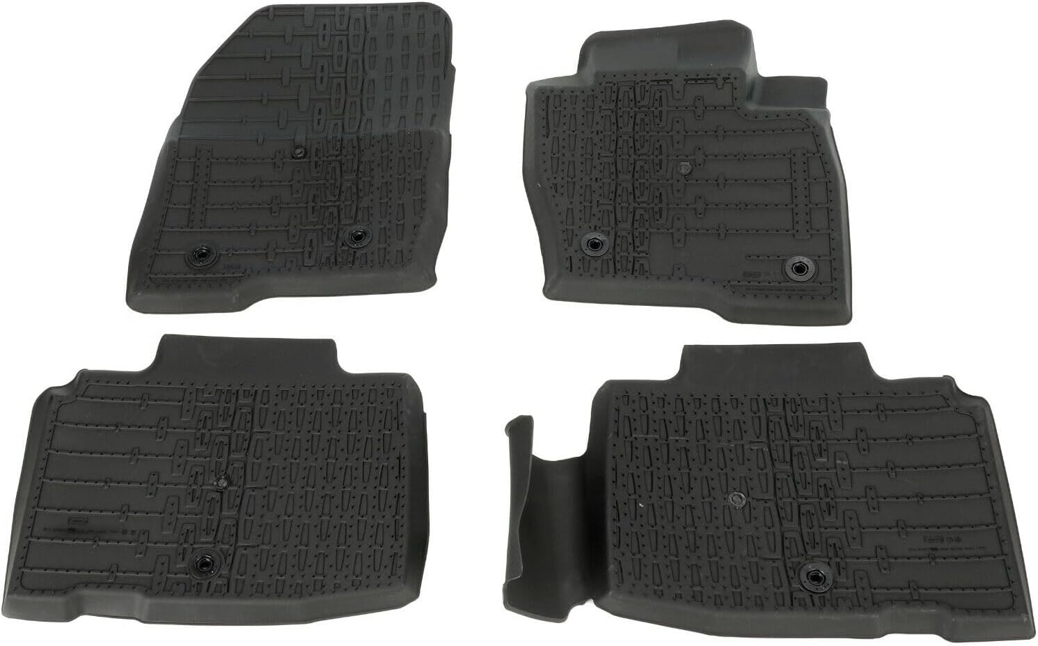 Floor Liner - Tray Style - Black - 4-Piece