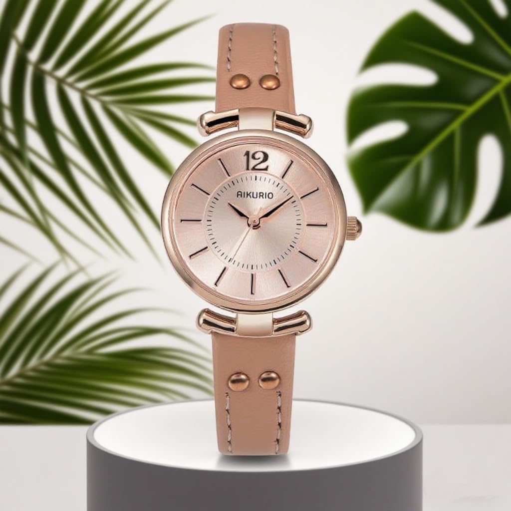 Women's Leather Strap Watch, Womens Watch Wristwatch for Women - Image 9
