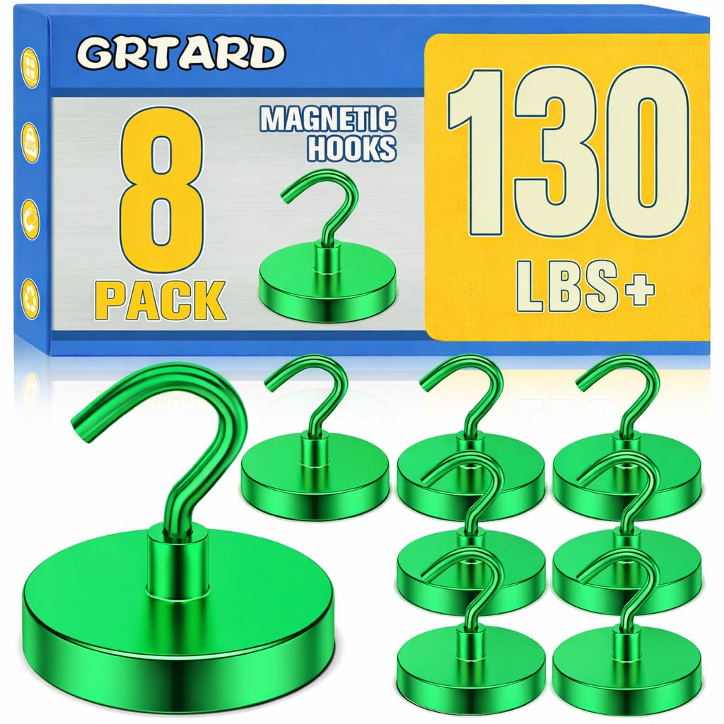 Heavy Duty Magnetic Hooks - 20 Pack -15 Heavy Duty Magnetic Hooks - 20 Pack -15