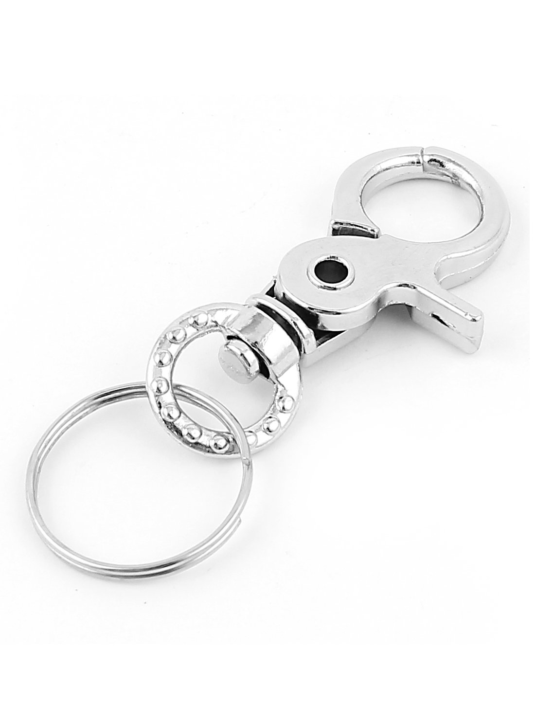 100 Pezzi Ganci Girevoli Per Cordino Moschettone Con Portachiavi, Clip - Foto 13