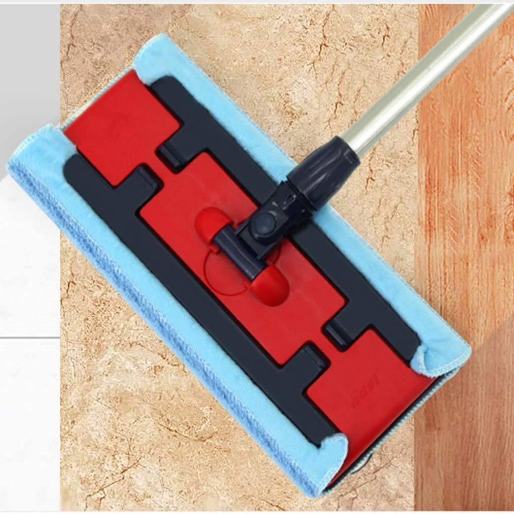 Fregona-Microfibra Fregona de Suelo de Madera Dura Fregona Plana Lavable Reutilizable Paños Almohadillas, para Limpieza de Suelos húmedos o Secos