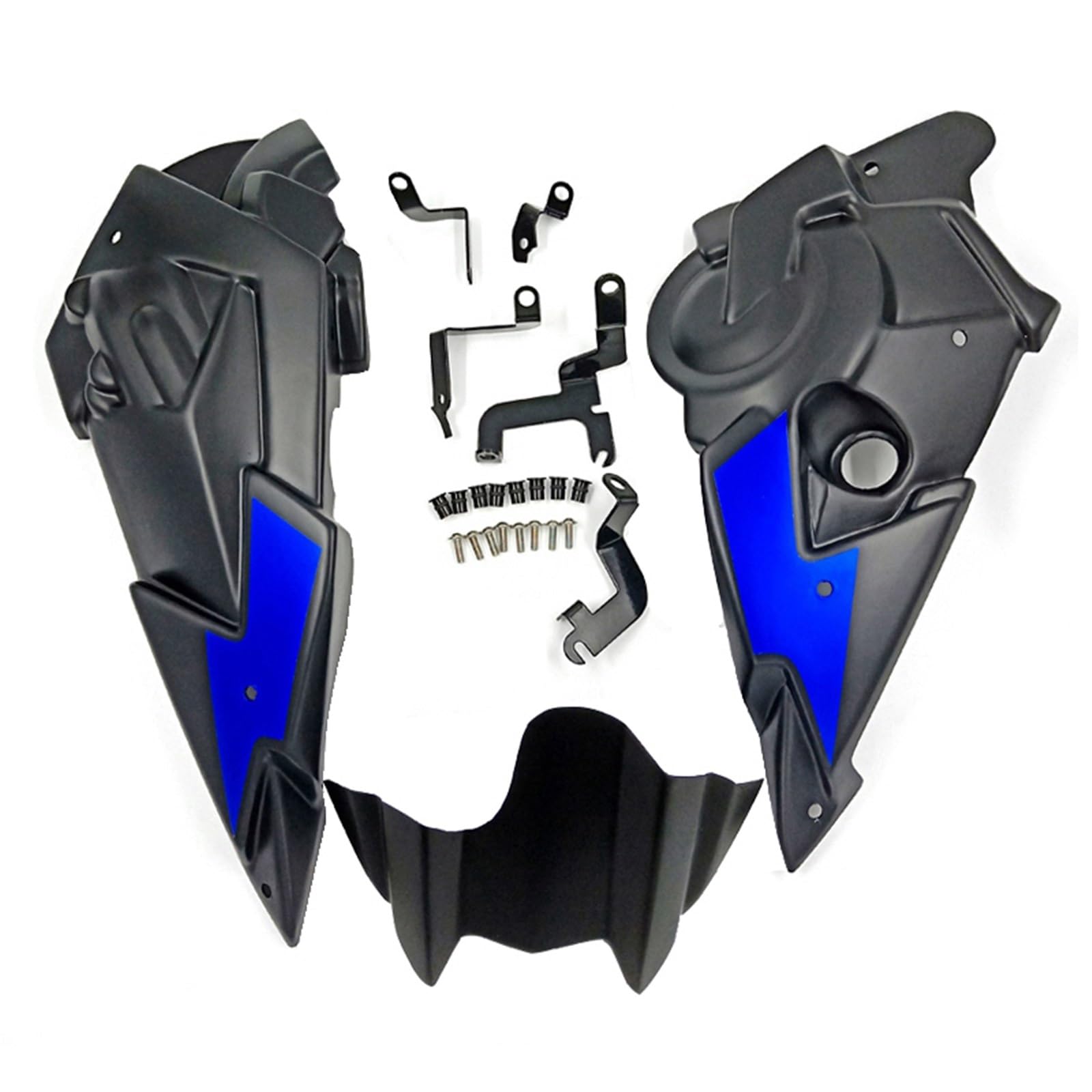 Front Bumper Splitter dachowy Pasuje do Yamaha MT07 FZ07 2014-2020, silnika spojlera, osłony podwozia, dolnej nadwozia, zestawu akcesoriów