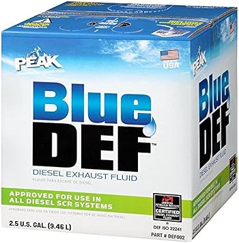 Blue Def DEF002-18PK Diesel Exhaust Fluid, 2.5 Gallon, 18 Pack