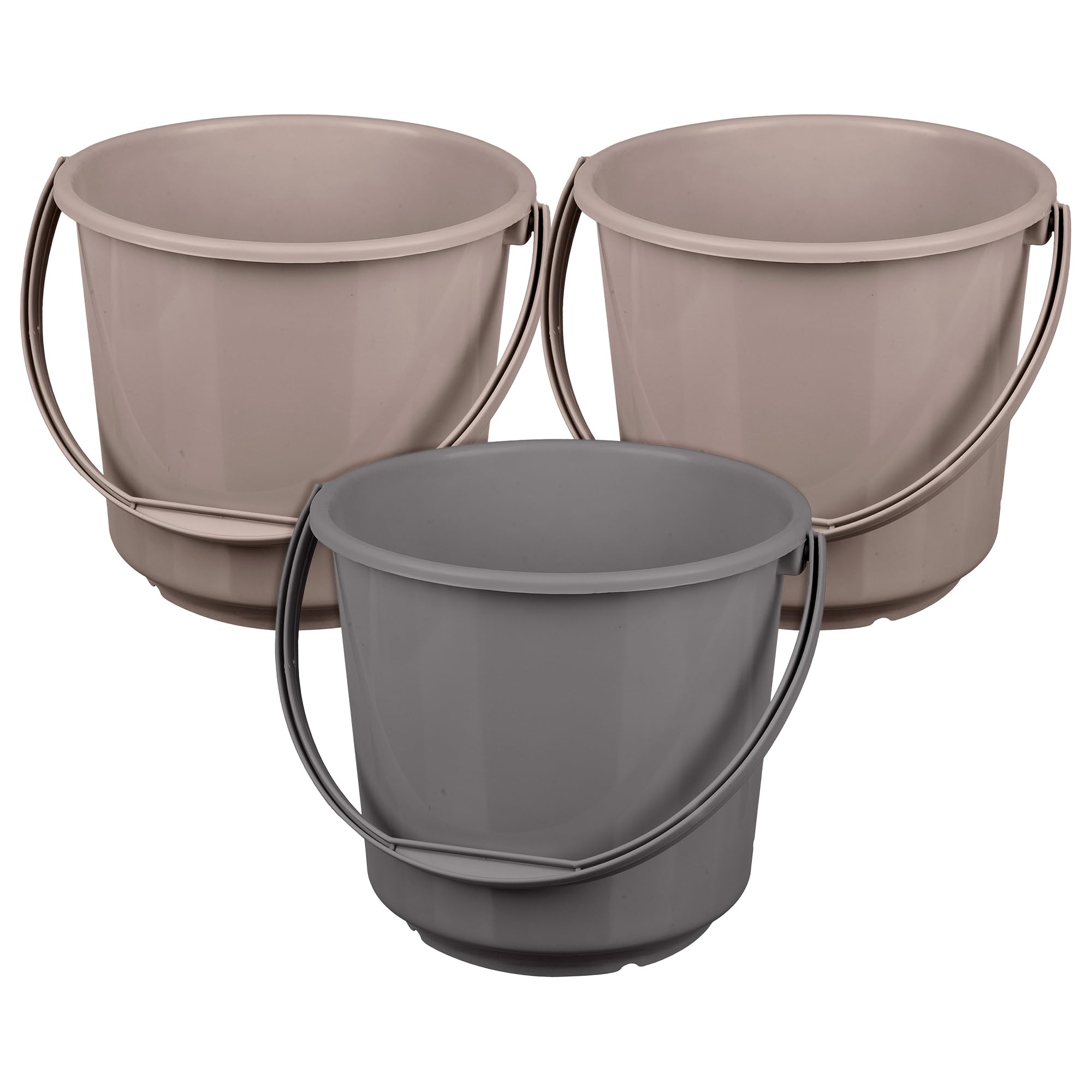 Kuber Industries Bucket | Plastic Bucket for Mopping | Storage Container Bucket | Water Storage Bucket | Plain Bucket | 5 LTR | Pack of 3 | Multi (B0CW3C458D) Amazon Price History, Amazon Price Tracker