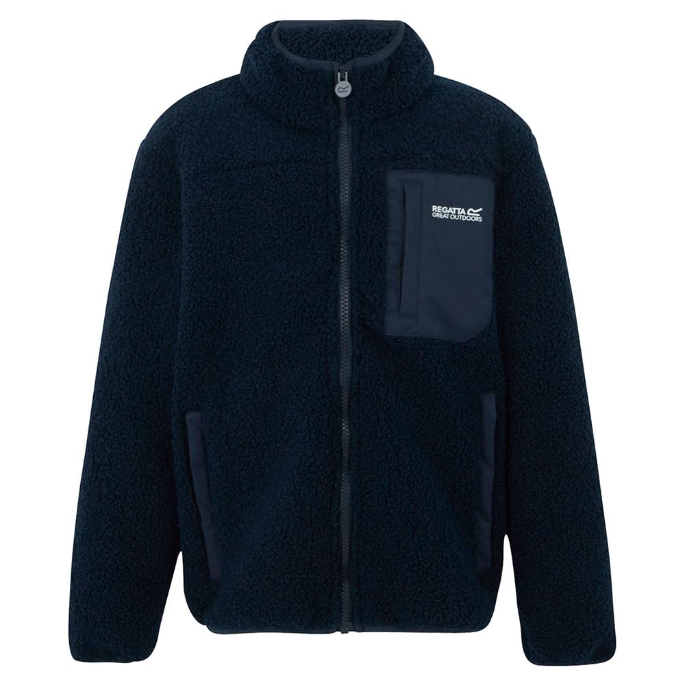Regatta Fleece Jacket Navy Blue - Junior Frankie Warm Full Zip