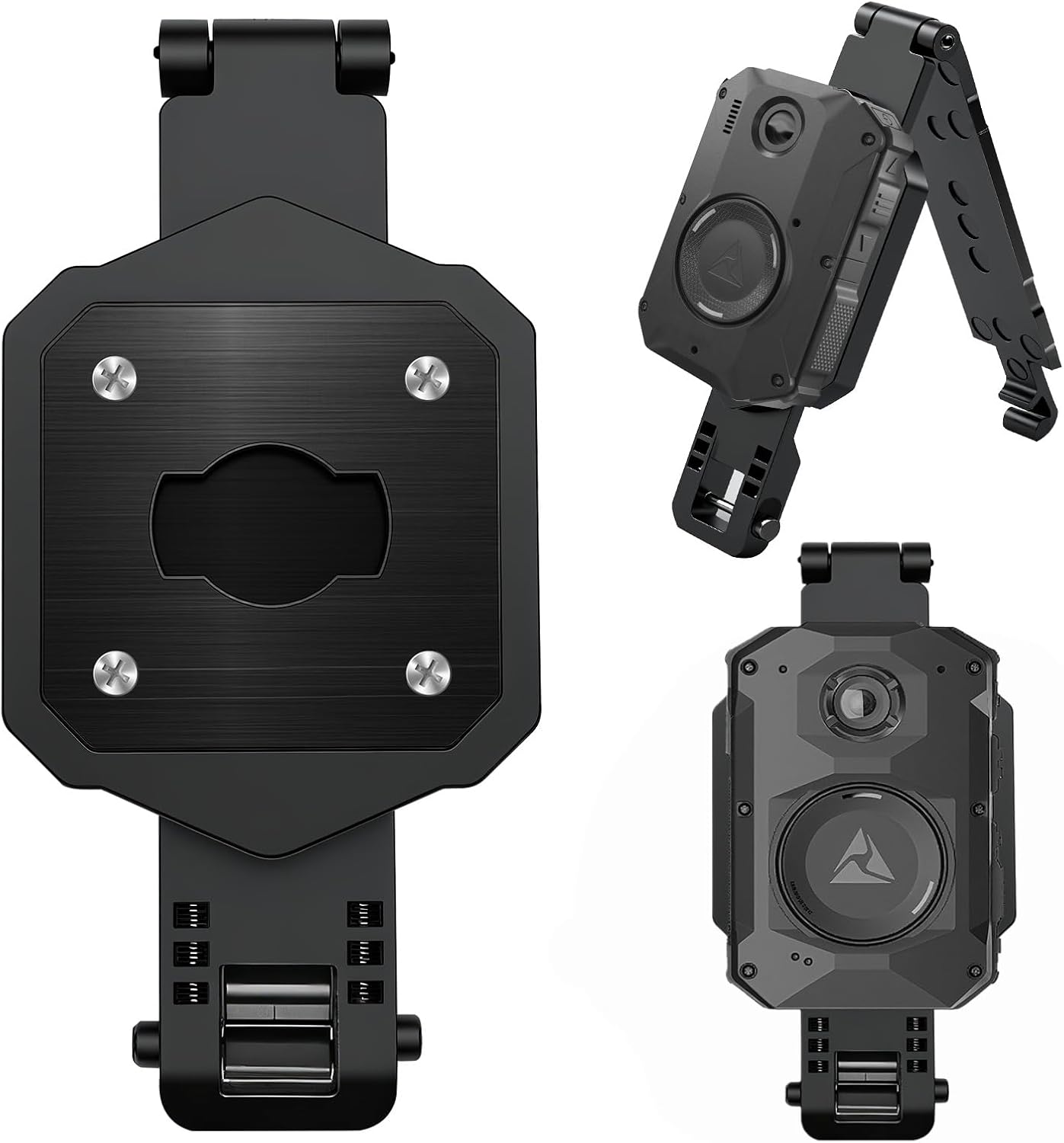 Axon Body 2/3/4 MOLLE Camera Mount, Tactical Vest Police Body Cam Holder for Law Enforcement & Security (Single)