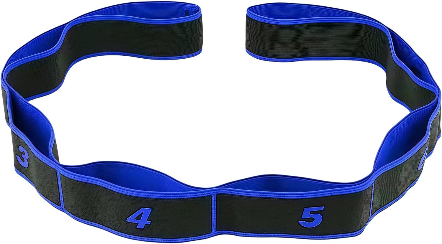 Resistance Exercise Band for Women, 8 Segment Yoga Elastic Strap for Stretching, Pilates Resistance Loop & Leg Stretcher, Tension Pull Rope for Workout, Physical Therapy, Fitness, Home Gym thumbnail
