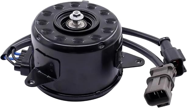 Radiator Fan Cooling Motor 21487-1KA0E Compatible with Nissan Versa 2012-2019 Sedan, Versa Note 2014-2019 L4 1.6L Hatchback Replaces 21487-1KA0B 21487-1KA0A