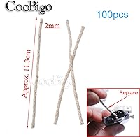 Vista 2 de 100pcs encendedor de aceite mecha cobre y algodón material queroseno gasolina encendedor accesorios #FLQ215-C