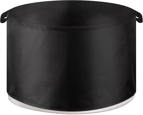 Cubierta para fogata para estufa individual Yukon, cubierta redonda de 27 pulgadas, cubierta de fogata de gas para exteriores, cubierta impermeable