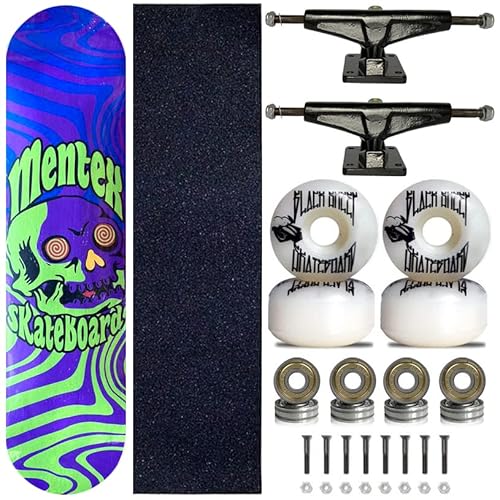 Skate Completo Shape 8.0 Mentex Crazy Skull