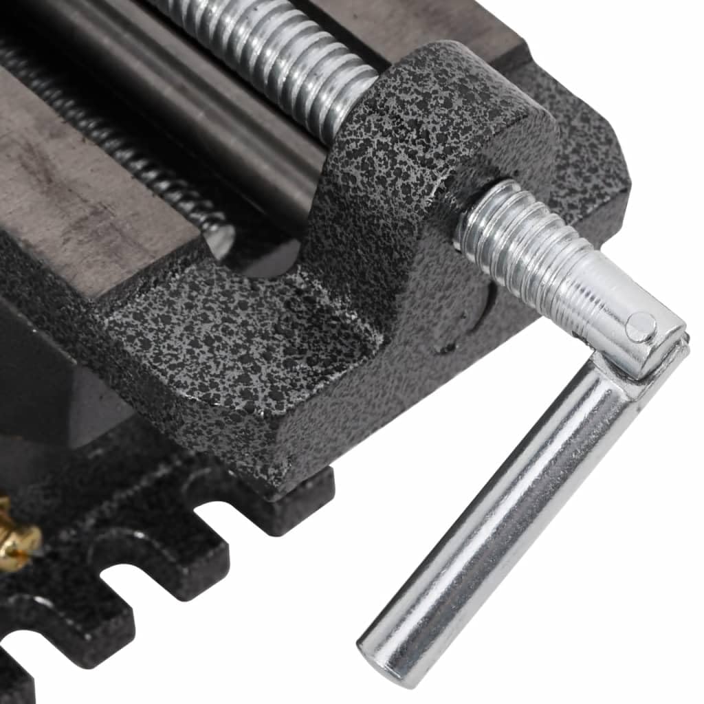 vidaXL Pinze Manuali con Slitta Trasversale per Trapano a Colonna 78 mm Morsa
