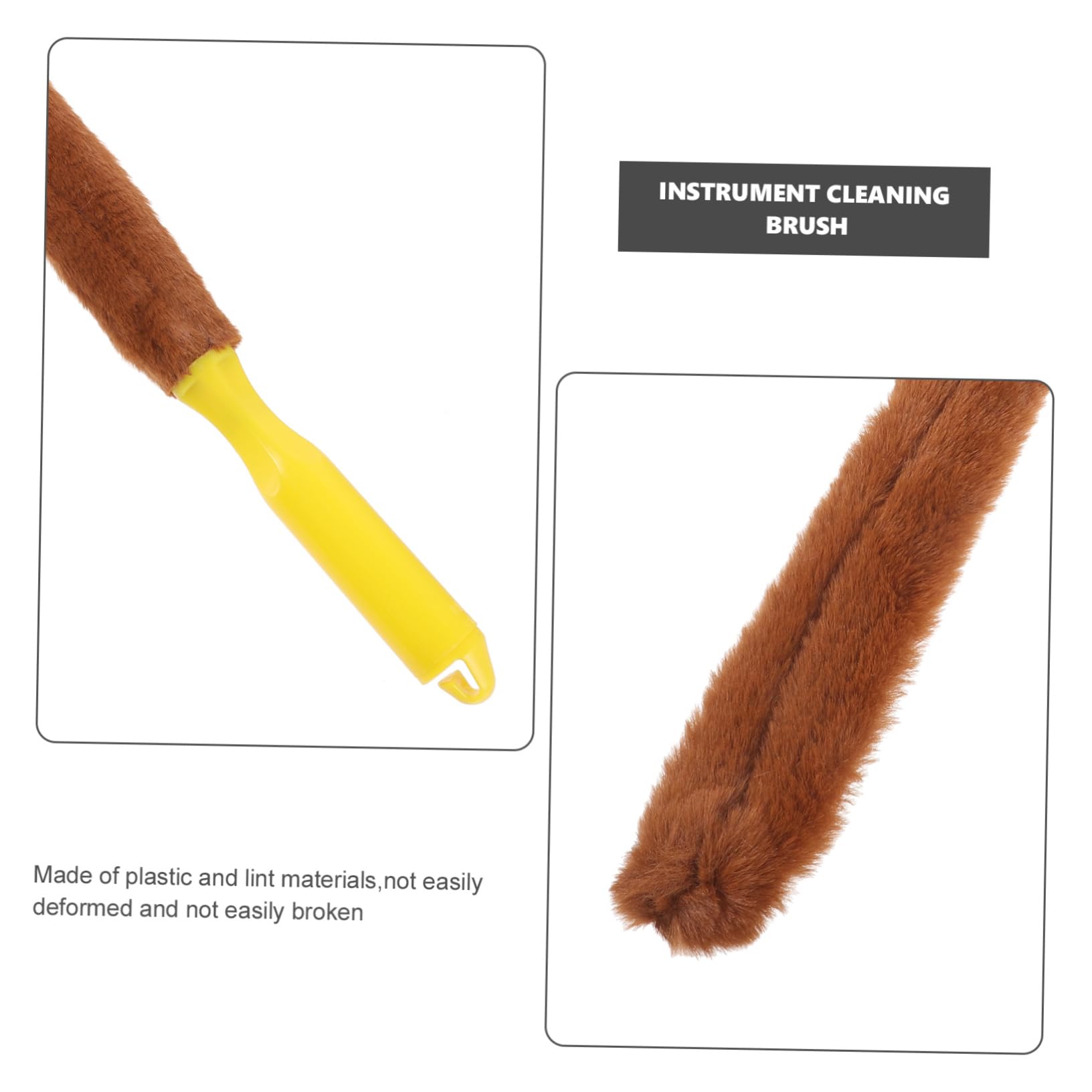 BEBEMOKO Guzheng Cleaning Brush Handheld Instrument Dust Brush for Easy Maintenance Portable and Durable for Guzheng Care Musicians and Music Lovers