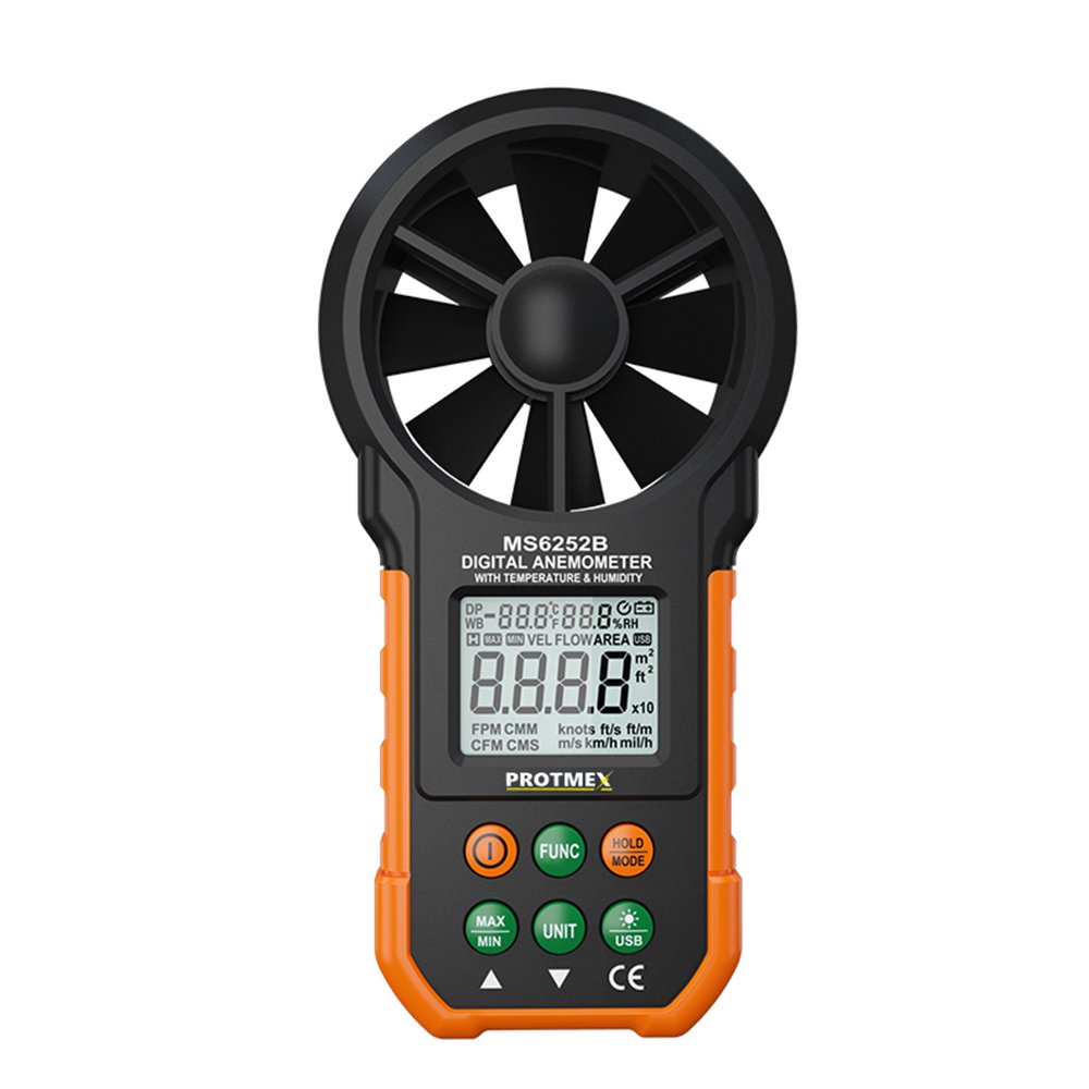 Buy PROTMEX 6252B Wind Speed Meter Anemometer for Measuring Wind Speed
