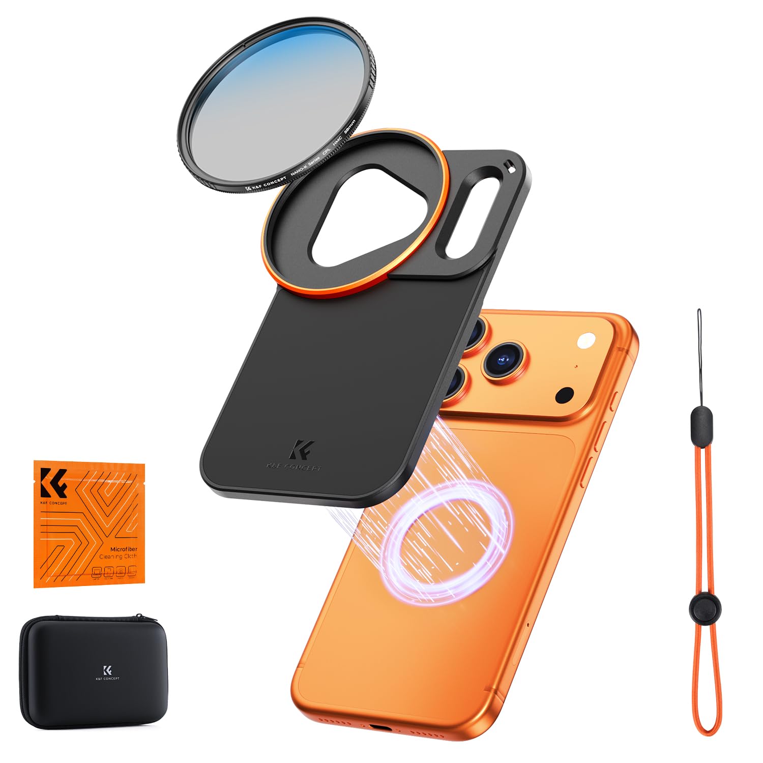Amazon | K&F CONCEPT iPhone 17 Pro専用 CPLフィルター 58mm 偏光
