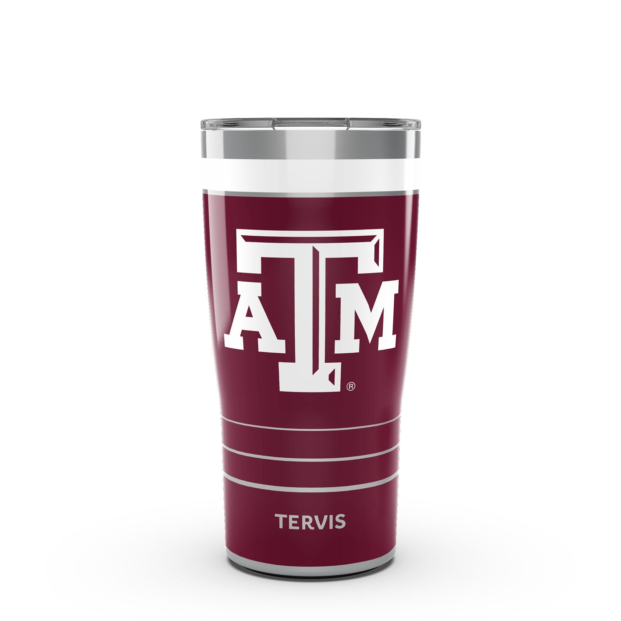 Tervis Traveler Texas A&M Aggies - MVP Triple Insulated Tumbler Travel Cup Keeps Drinks Cold & Hot, 20oz, Stainless Steel