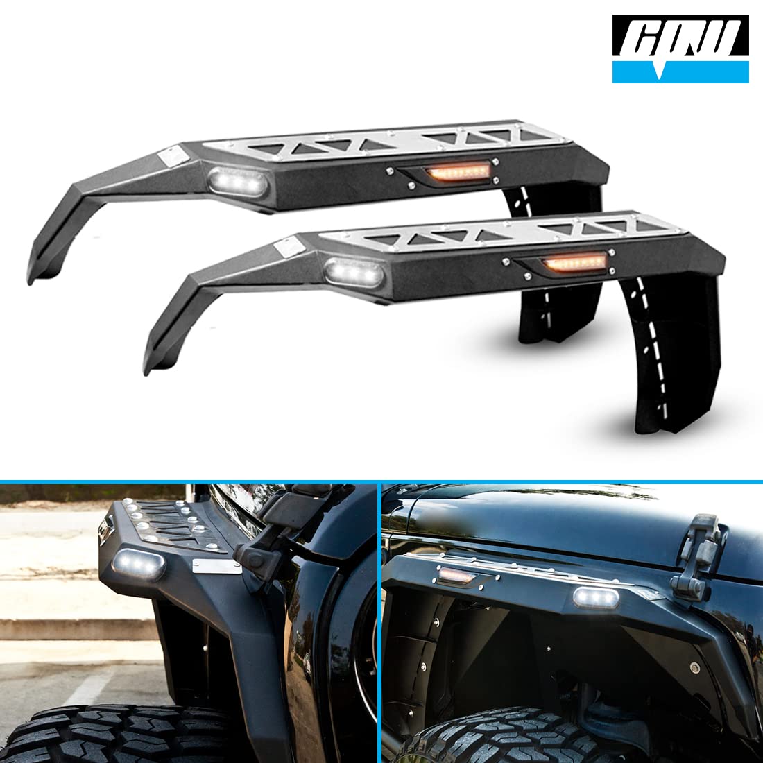 KBD jk ラングラー ポリウレタン フェンダー フレア キット