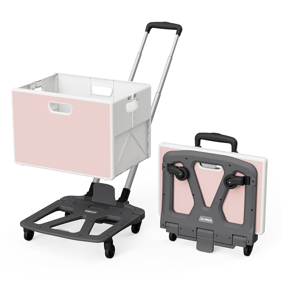 Amazon.co.jp: QFOLD 折りたたみ式 キャリーカート 取り外し