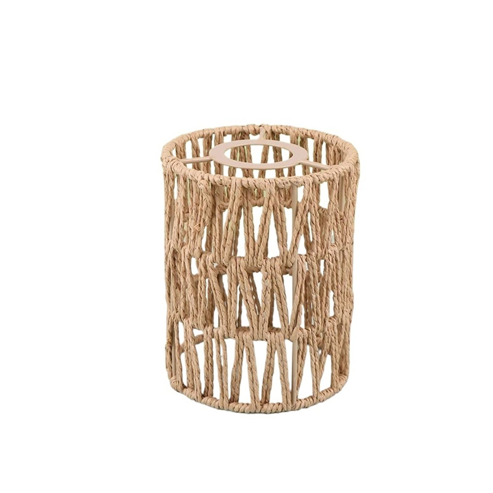 Eezii 1Pcs Style Handwoven Home Decor Ceiling Lamp Woven Lampshade Rattan Lampshade Pendant Lamp Pendant Lamp Shade