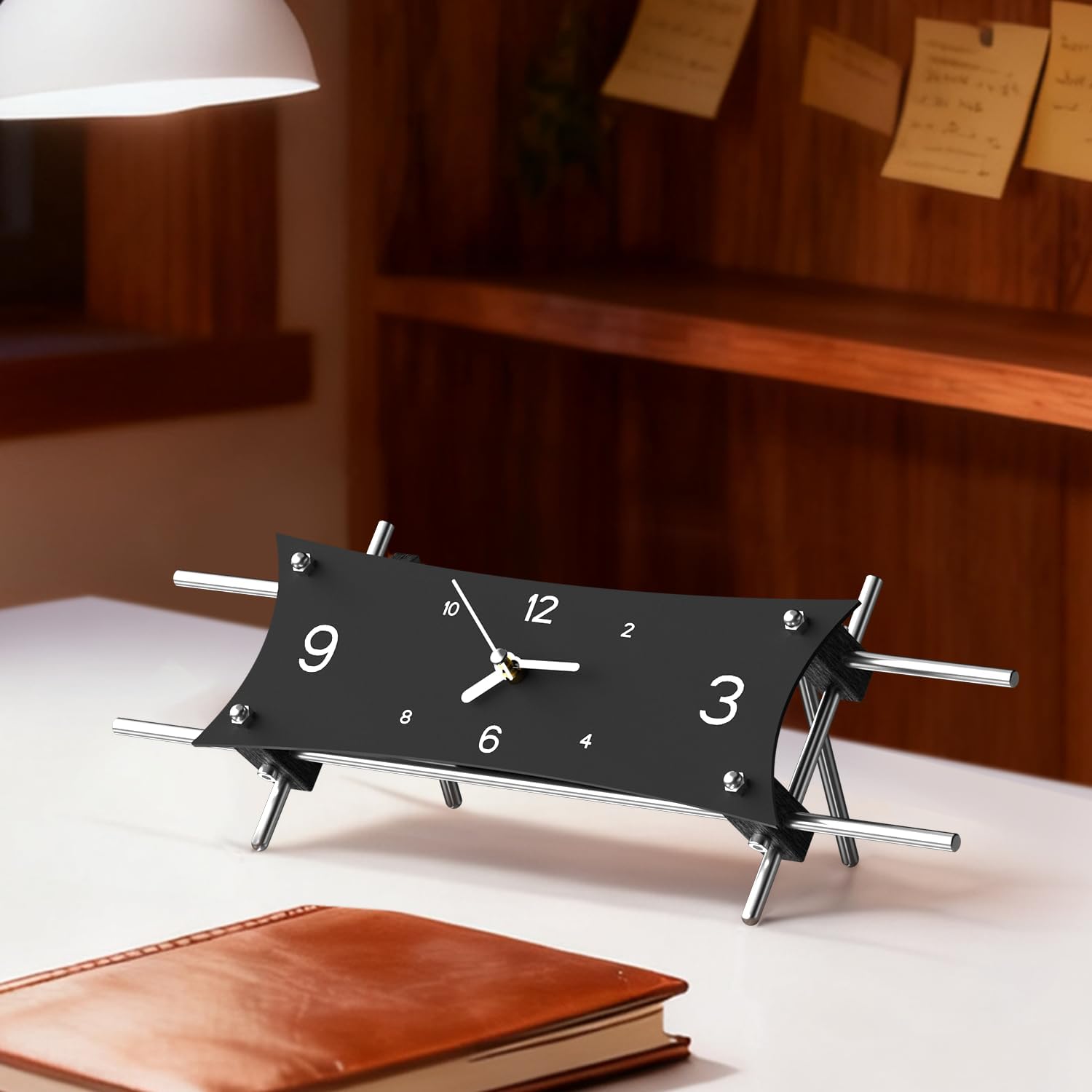 Creative Kite Desktop Clock - Industrial Metal Design with Optical Axis Movement, Unique Modern Decorative Clock for Home & Office,Living Room & Bedroom Decor - Unique Gift Idea for All