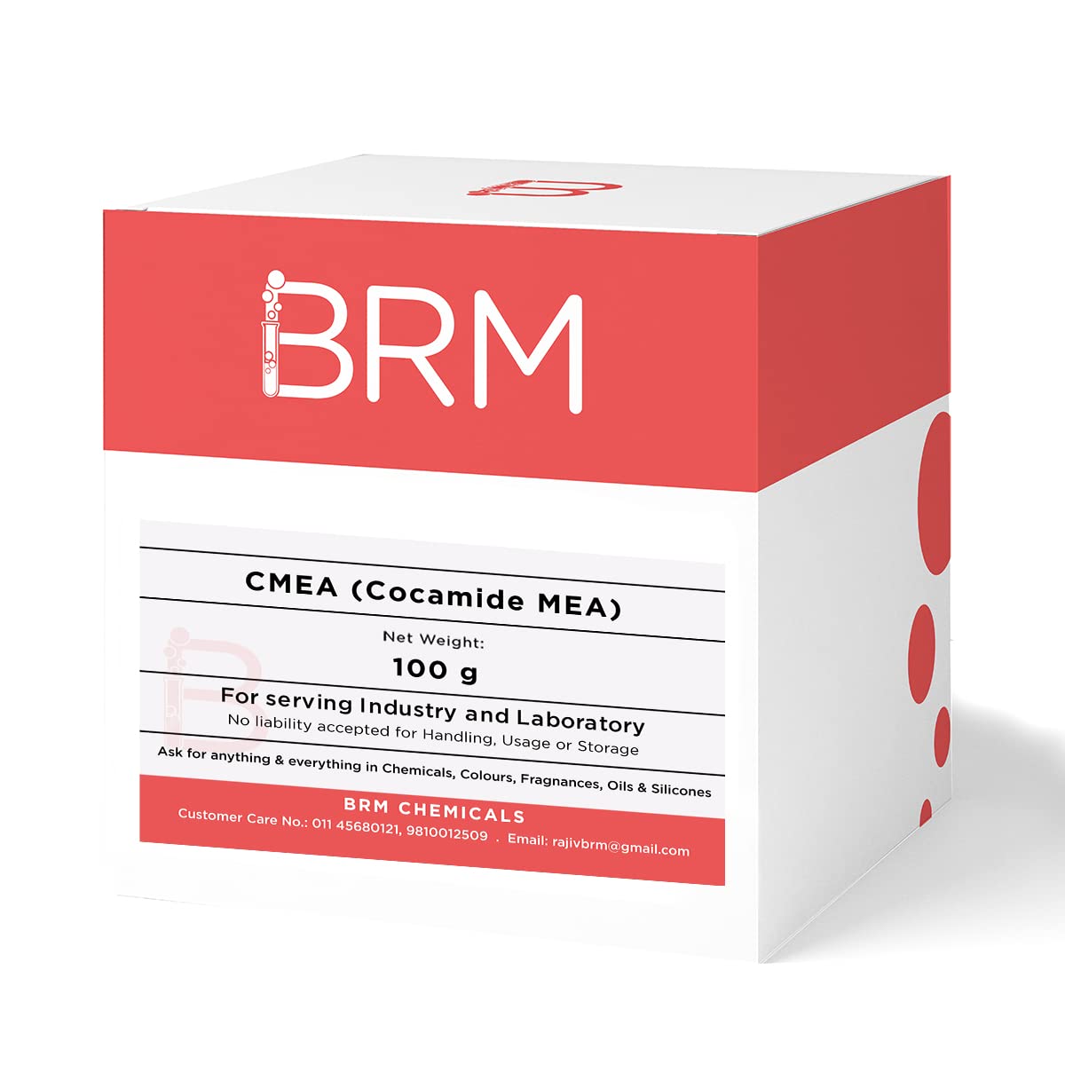 BRM Chemicals Cocamide Mea CMEA For Soap Making, Shampoo Making, Shower Gel, Face Wash, Diy Cosmetics For Hair, Skin, Personal Care - 100 Grams-image-22