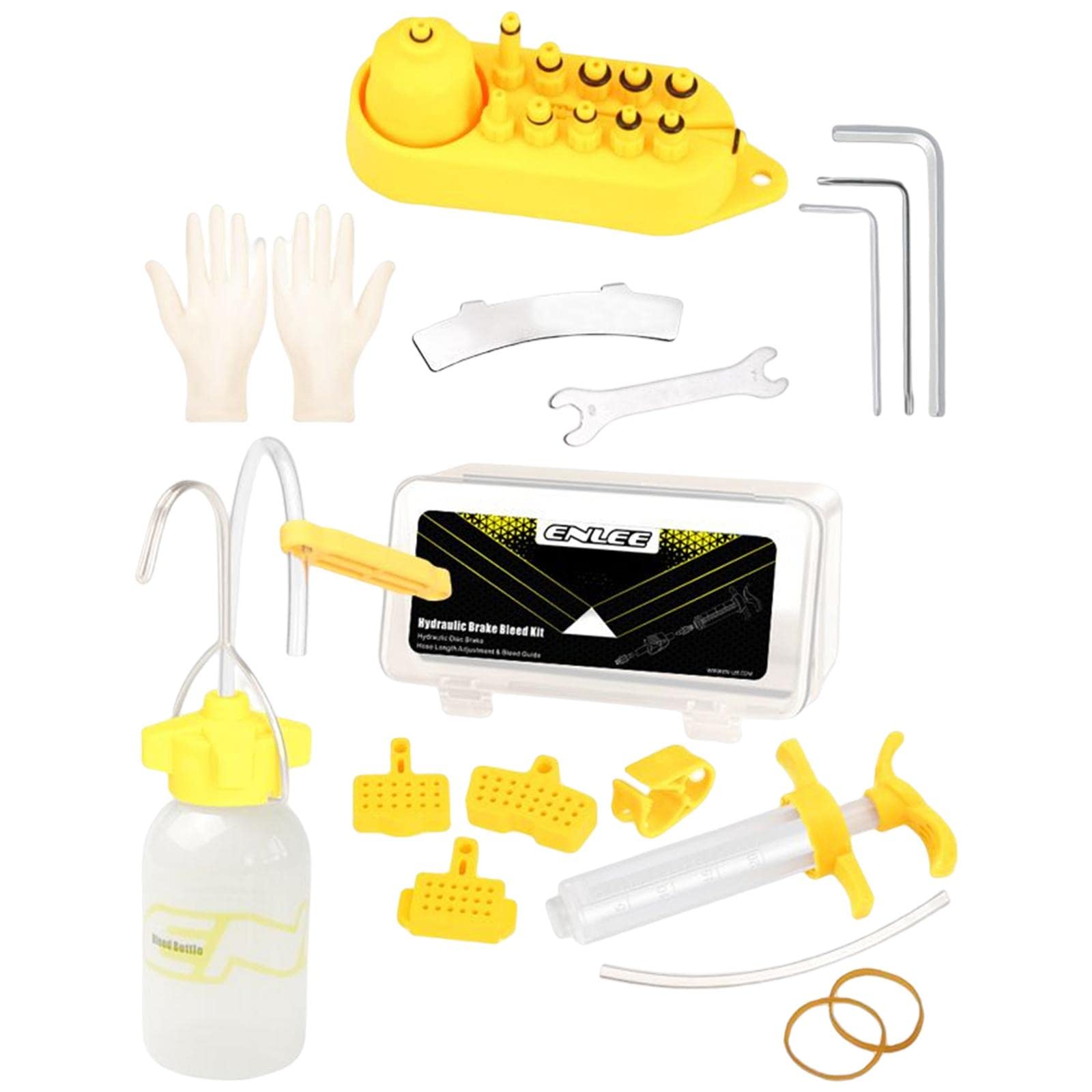 Merishopp Hydraulic Brake Oil Bleed Kits Bicycle Bleeding Syringe Bottles Nylon Head | Sporting Goods | Cycling | Bicycle Maintenance & Tools | Tools-image-36