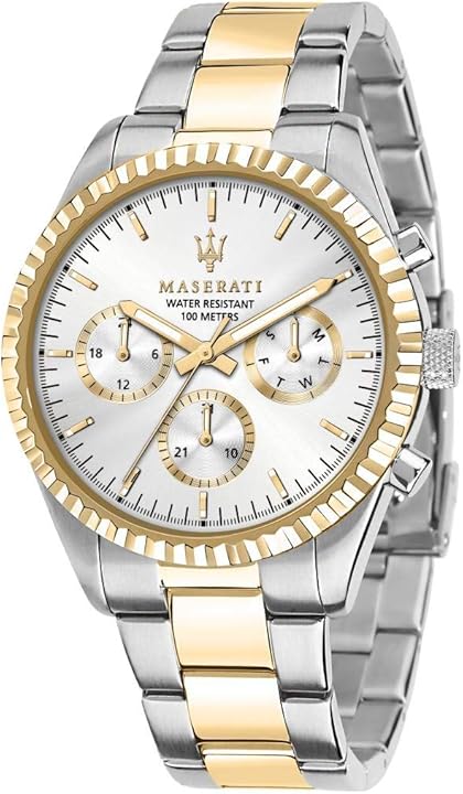 Maserati orologio da uomo collezione competizione in acciaio pvd oro R8853100021 Maserati orologio da uomo collezione competizione in acciaio pvd oro R8853100021