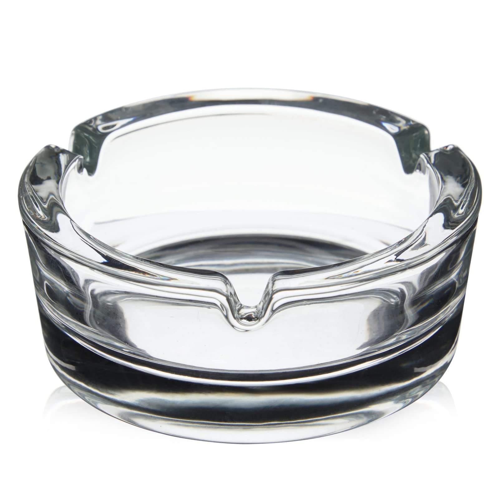Zoodlee Glass Ash Trays for Cigarettes 4 x 1.5 Inches 3