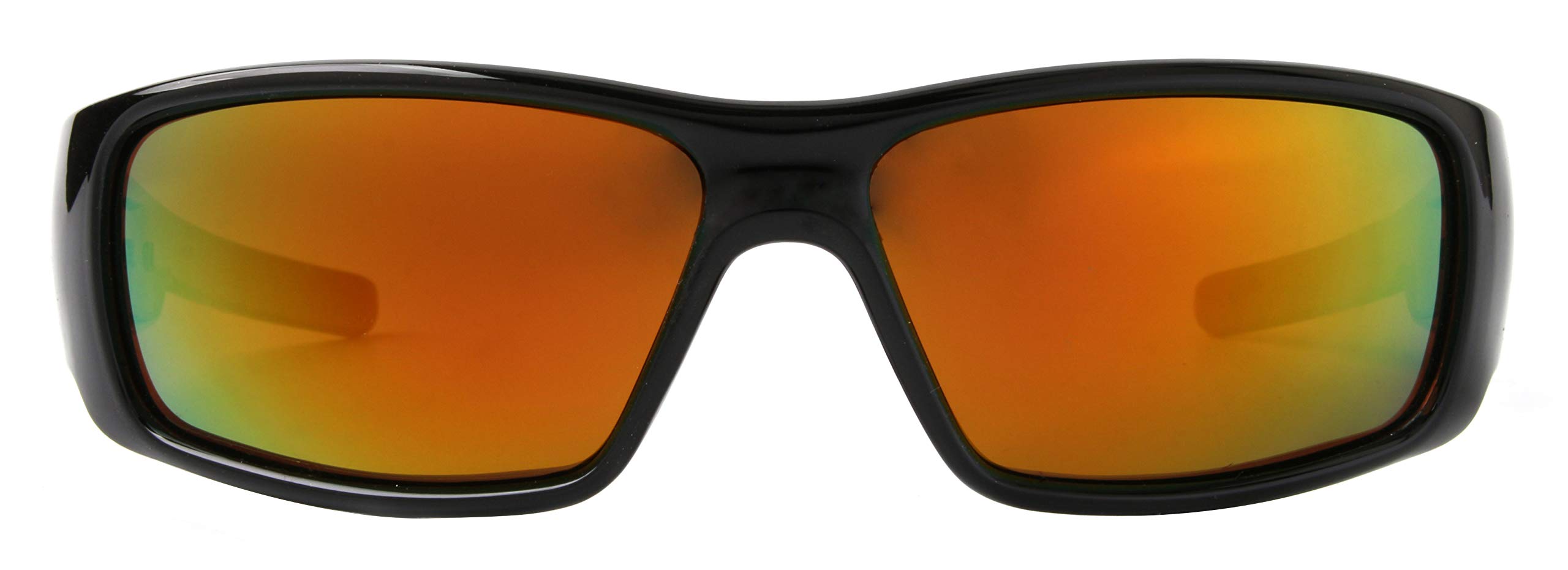 Fishoholic Polarisierte Angel-Sonnenbrille (14 Optionen) – inklusive Hartschalenetui und Beutel – UV400 – tolles Angelgeschenk (GB-Fire)