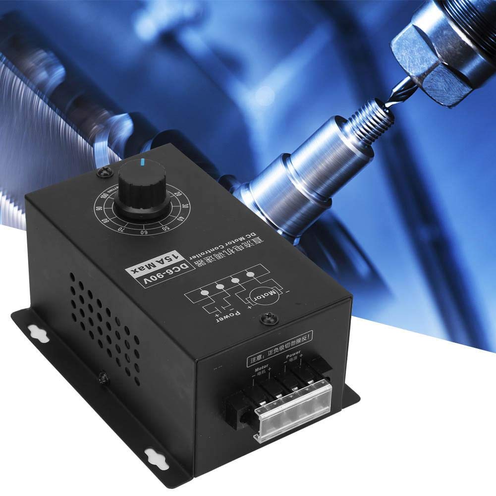 TUBBEK 10A PWM DC-Motorregler – 6–30V, Vorwärts/Rückwärts, 15 KHz, Für Linearmotoren PWM DC-Motorsteuerung