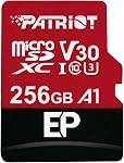 Patriot 128GB A1 / V30 Micro SD Carte pour les téléphones et tablettes Android, 4K Enregistrement vidéo - 2 Packs de vente au détail