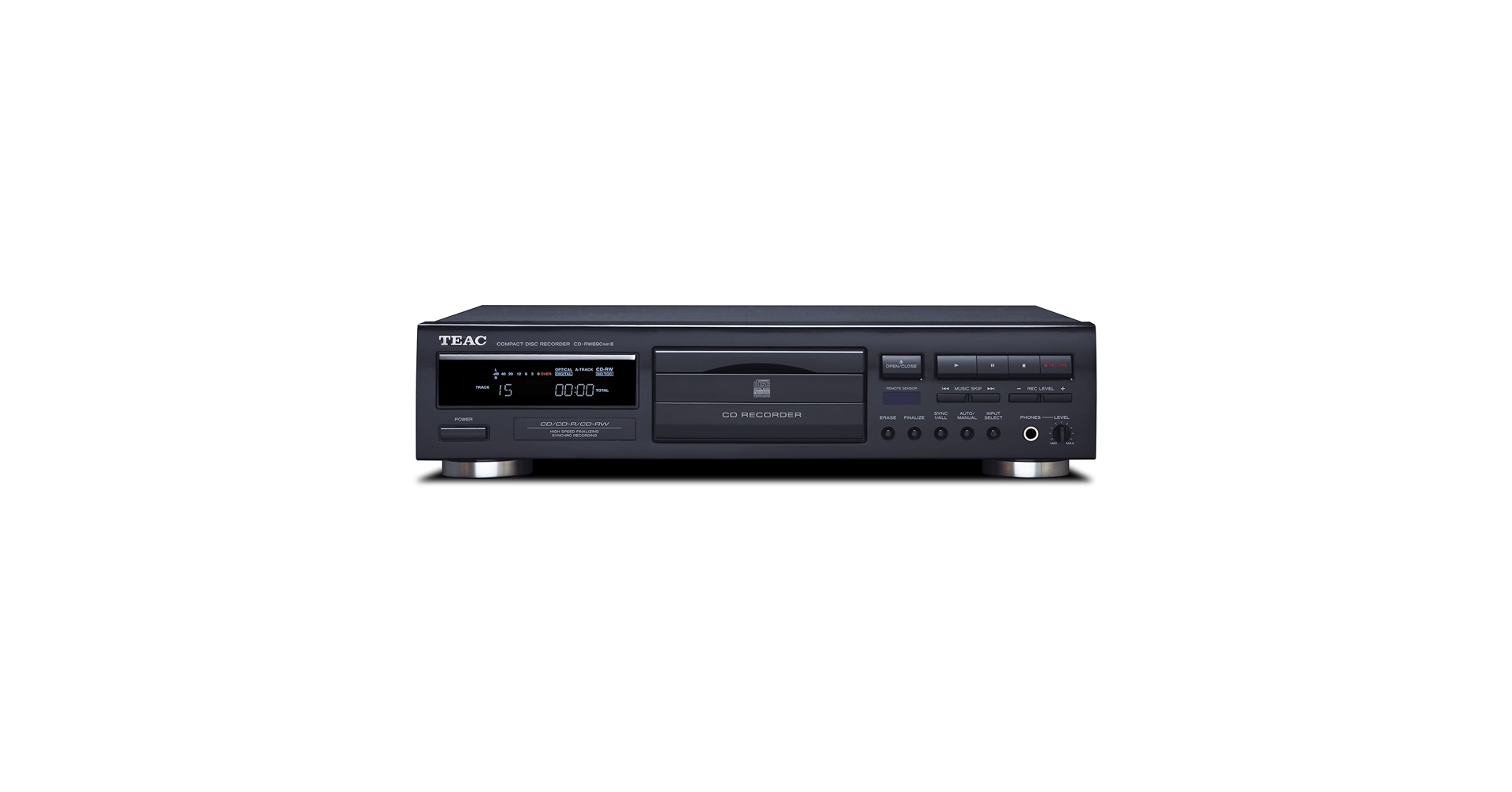 TEAC CDレコーダー  CD-RW890 CD-RW890MKII | 製品トップ | TEAC - プレミアムオーディオ