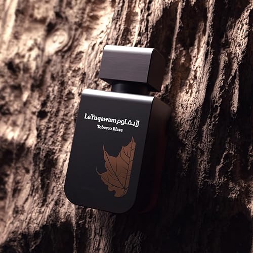 Miniatura 4 de La Yuqawam Tobacco Blaze para hombre EDP - Eau De Parfum 25fl oz 25 onzas  Irresistible Pour Homme Spray  Pachulí Woody Masculino Oudh Woody