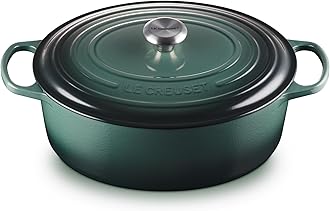 Le Creuset Enameled Cast Iron Signature Oval Dutch Oven, 8 qt., Artichaut
