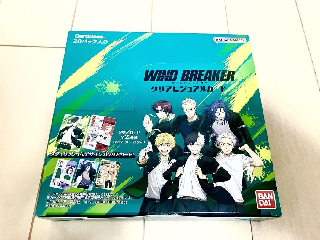 WIND BREAKER クリアビジュアルカード 1box BREAKER WIND | Visual