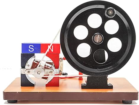 Hand Crank AC and DC Generator Electromagnetic Model Labs Demonstration Motor Activity Teaching Model for Physical Science Experiment Education