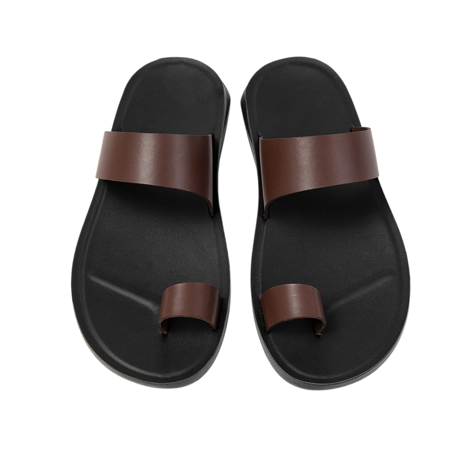 Zapatillas de casa Verano Los Hombres, Sandalias Playa Casuales, Deslizamiento Cómodo En Diapositivas Para Paseos Ocio, Viajes Y Uso Al Aire Libre