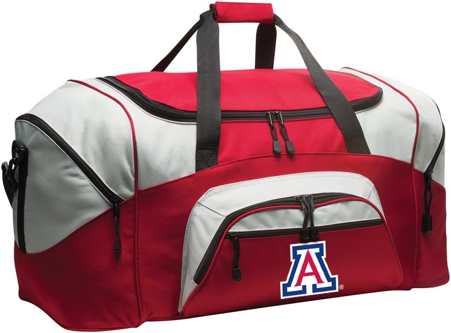 University of Arizona Duffel Bag - Large UA Wildcats Suitcase or Gym Bag for Men Ladies Him or Her (Navy)