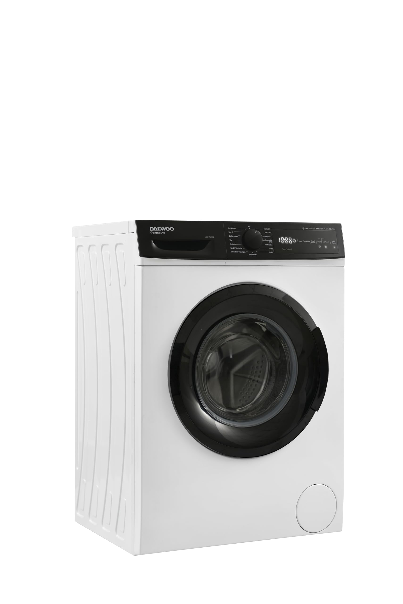 Daewoo WM814TTWA1DE Machine à laver à chargement frontal 8 kg Blanc/Noir