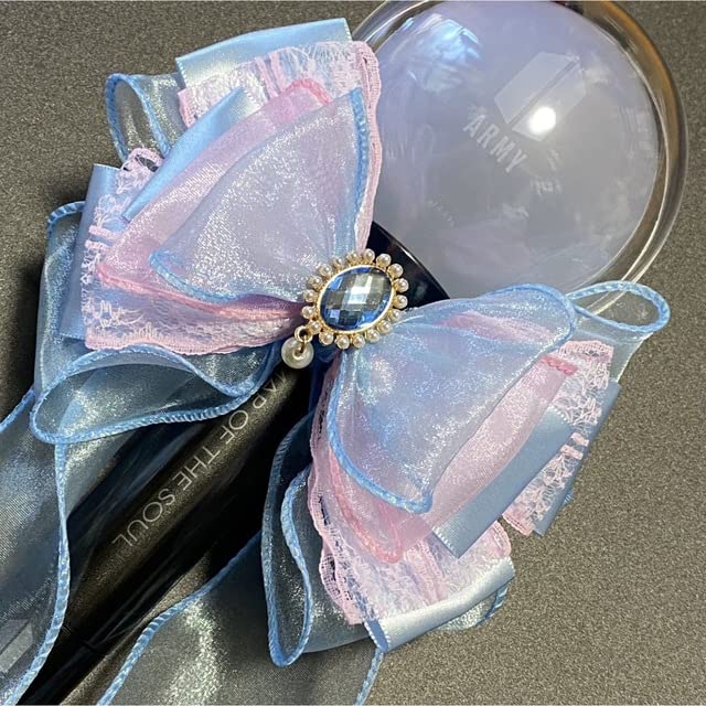 Amazon.co.jp: ペンライトリボン ライトブルー×ピンク セブチ