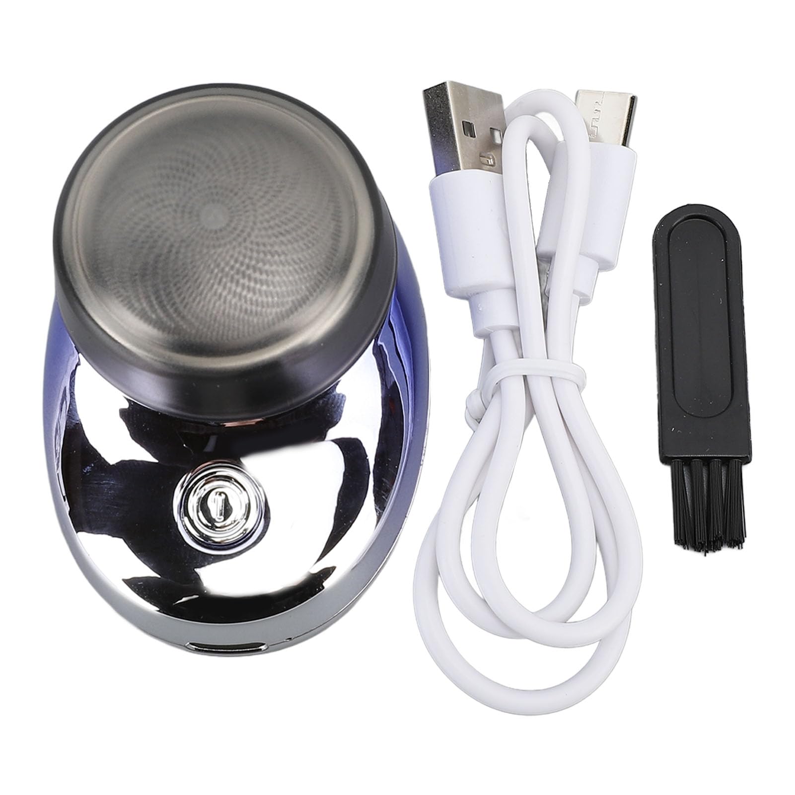 Mini Electric Beard Clipper, Automatic Electric Hair Trimmer for Home Travel, Daily Use, Portable Efficient Versatile, USB Interface