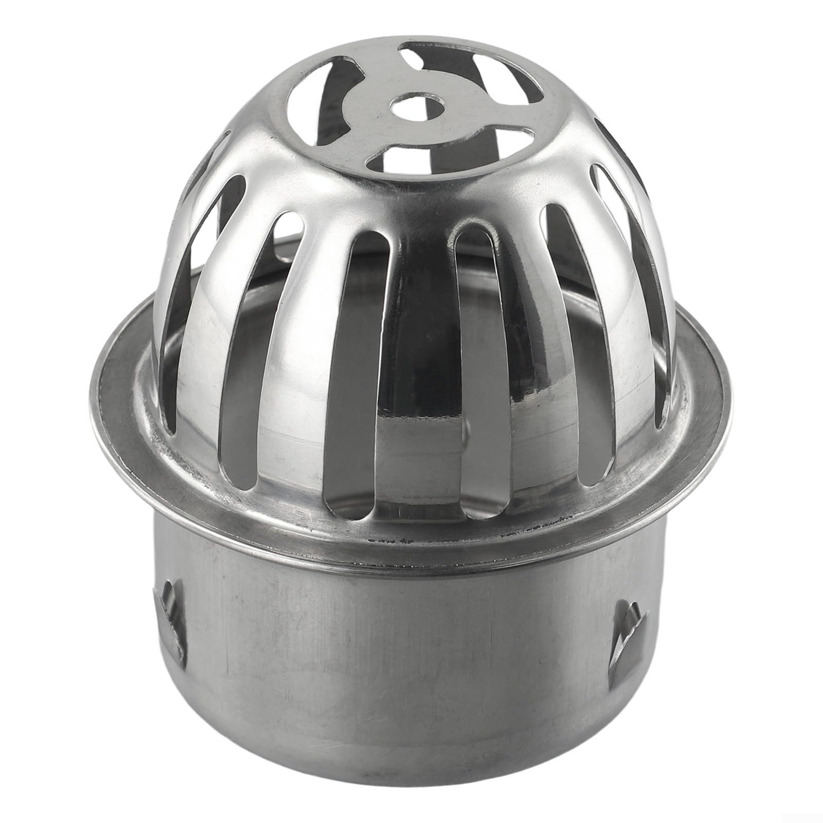 Stainless Steel Roof Floor Drain Filter, Anti-Clog Gutter Guard for Leaves & Debris, Outdoor Balcony Sewer Strainer (50-200mm)(75mm)