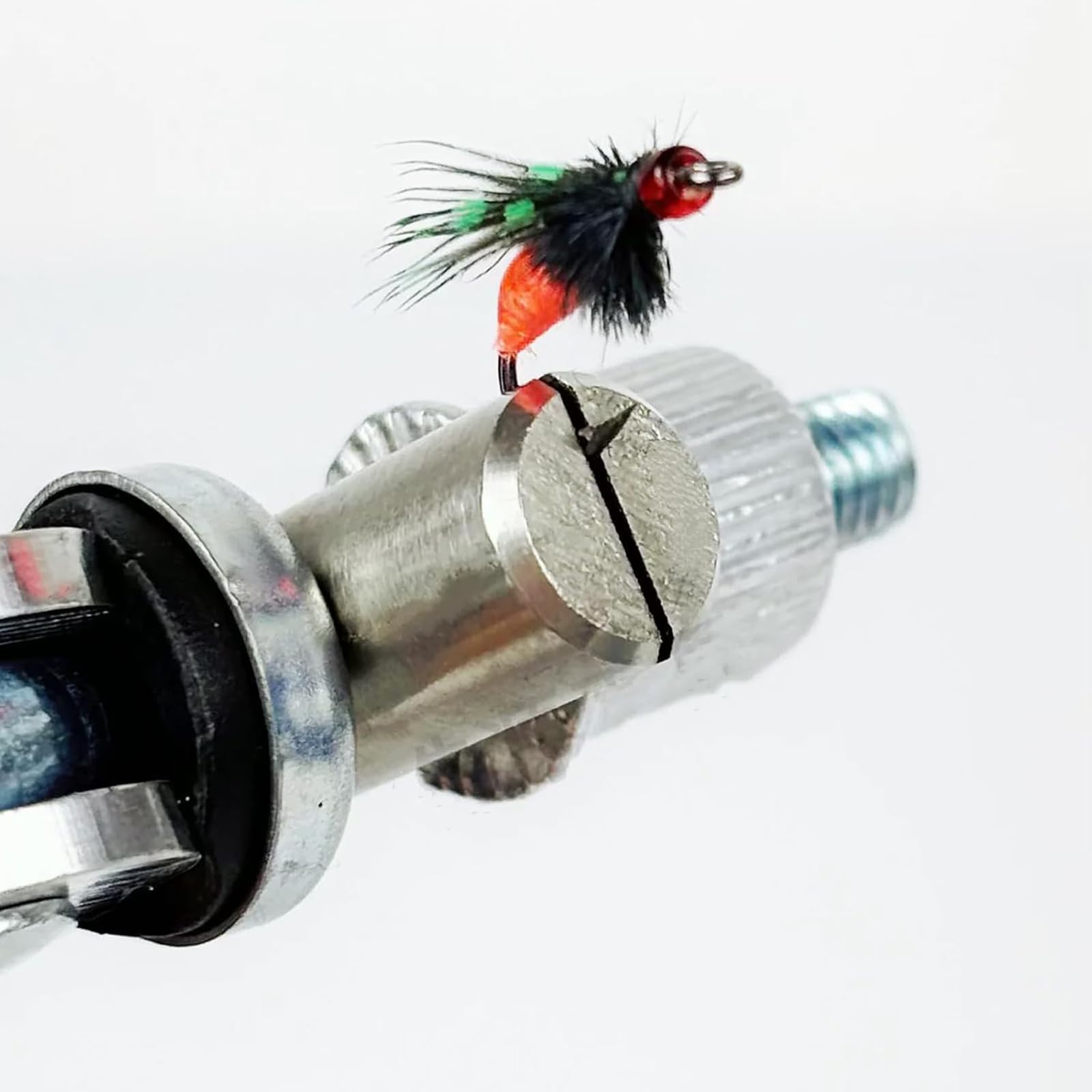 Morsa Rotante per Il Montaggio di Mosche da Pesca, Attrezzo con Ganascia in Acciaio Inox Girevole(1,3 Mm / 2,5 Mm), Inclinazione E Altezza Regolabili, per Ami di Piccole E 2.5mm