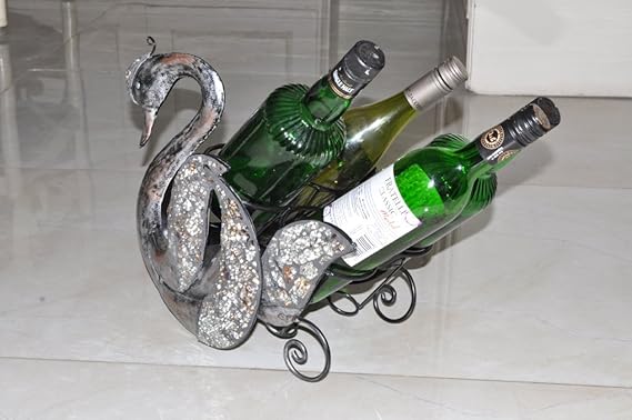 Lal Haveli Wine Rack Holder Bottle Stand 17 X 11 X 10 Inches