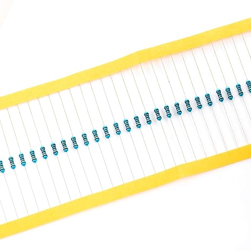 Vista 83 de Chanzon 100pcs 1/4W (0.25W) 33K Ω ohmios Resistencia fija de película metálica 0.01 ±1% Tolerancia 33KR MF Resistencias de orificio pasante