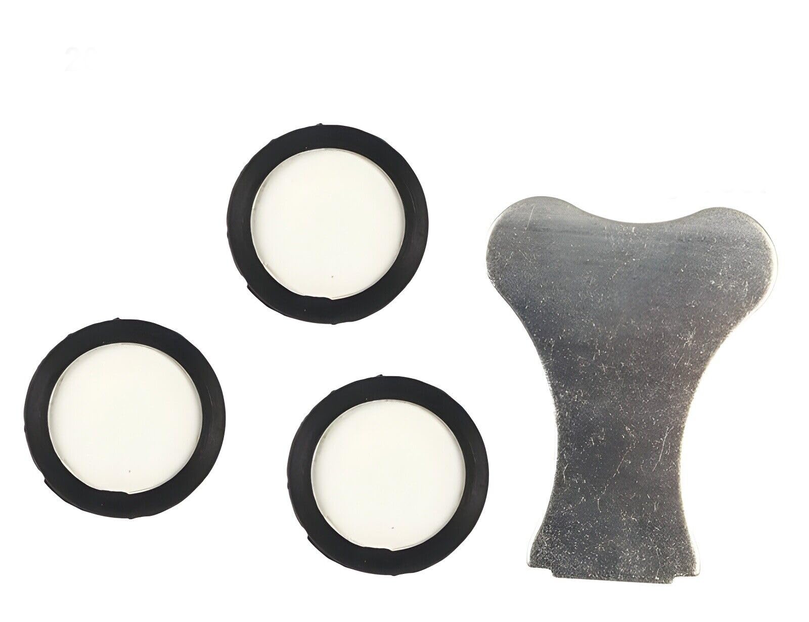 Custom Pro 20 mm Fogger Replacement Discs | 3-Pack, Universal Ceramic Membrane for Mist Maker