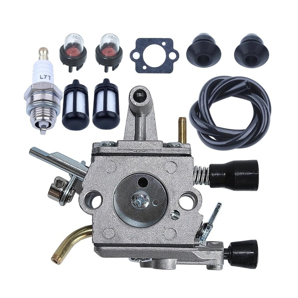 Kit de línea de filtro de combustible y cebador de carburador for FS250, FS120, FS200 y FS300. Reemplazar por 41341200653.