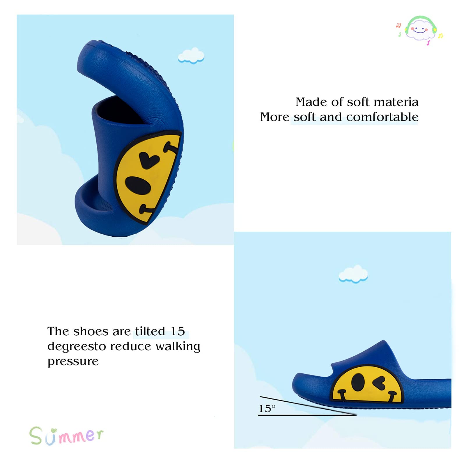 Waysoland Ciabatte donna uomo estive da Spiaggia Sandali,Ciabatte Morbide per bambini bagno,Doccia,pantofole antiscivolo infradito per interni ed esterni