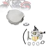 BT200X Carburetor and Gas Fuel Tank Cap for Coleman CT200U CT200-EX BT200X Mini Bike Predator 212